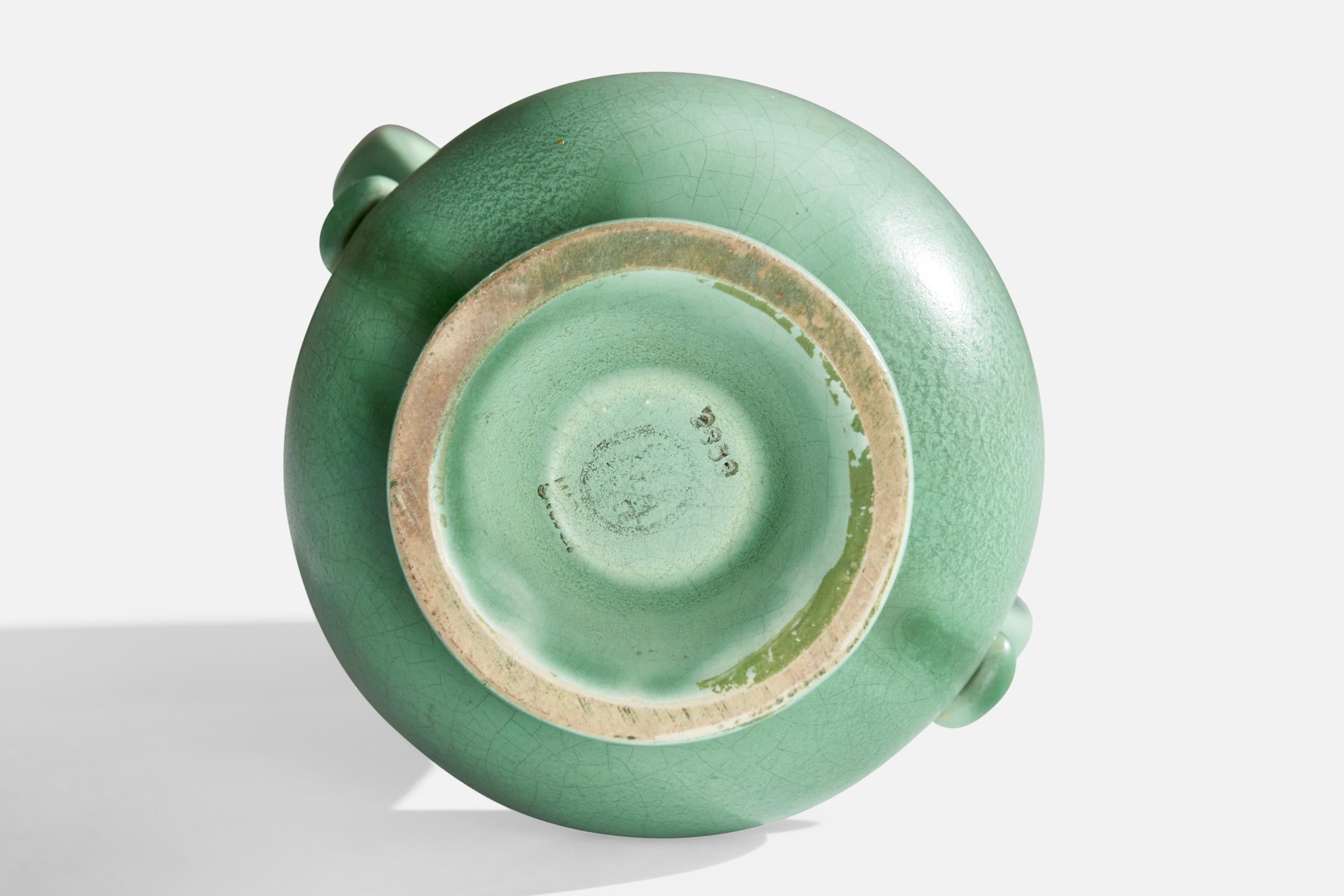 Arthur Percy, vase, céramique, Suède, années 1930 en vente 2