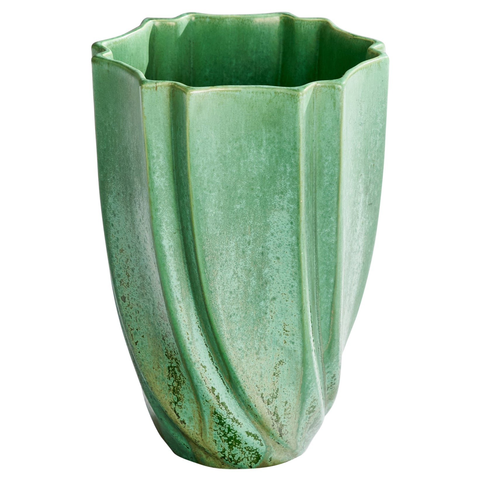 Arthur Percy, vase, céramique, Suède, années 1930