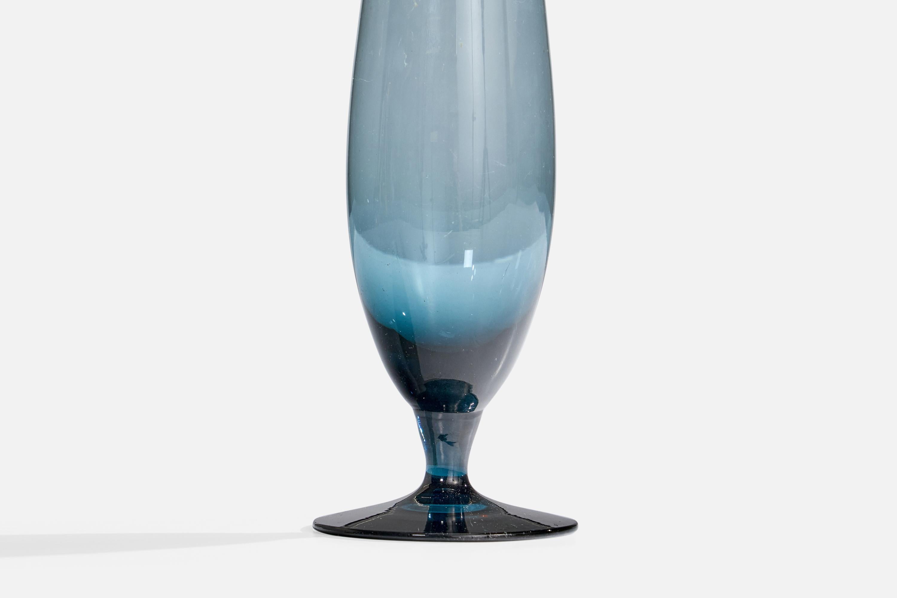 Mid-Century moderno Arthur Percy, Vaso, Vetro, Svezia, anni '50 in vendita