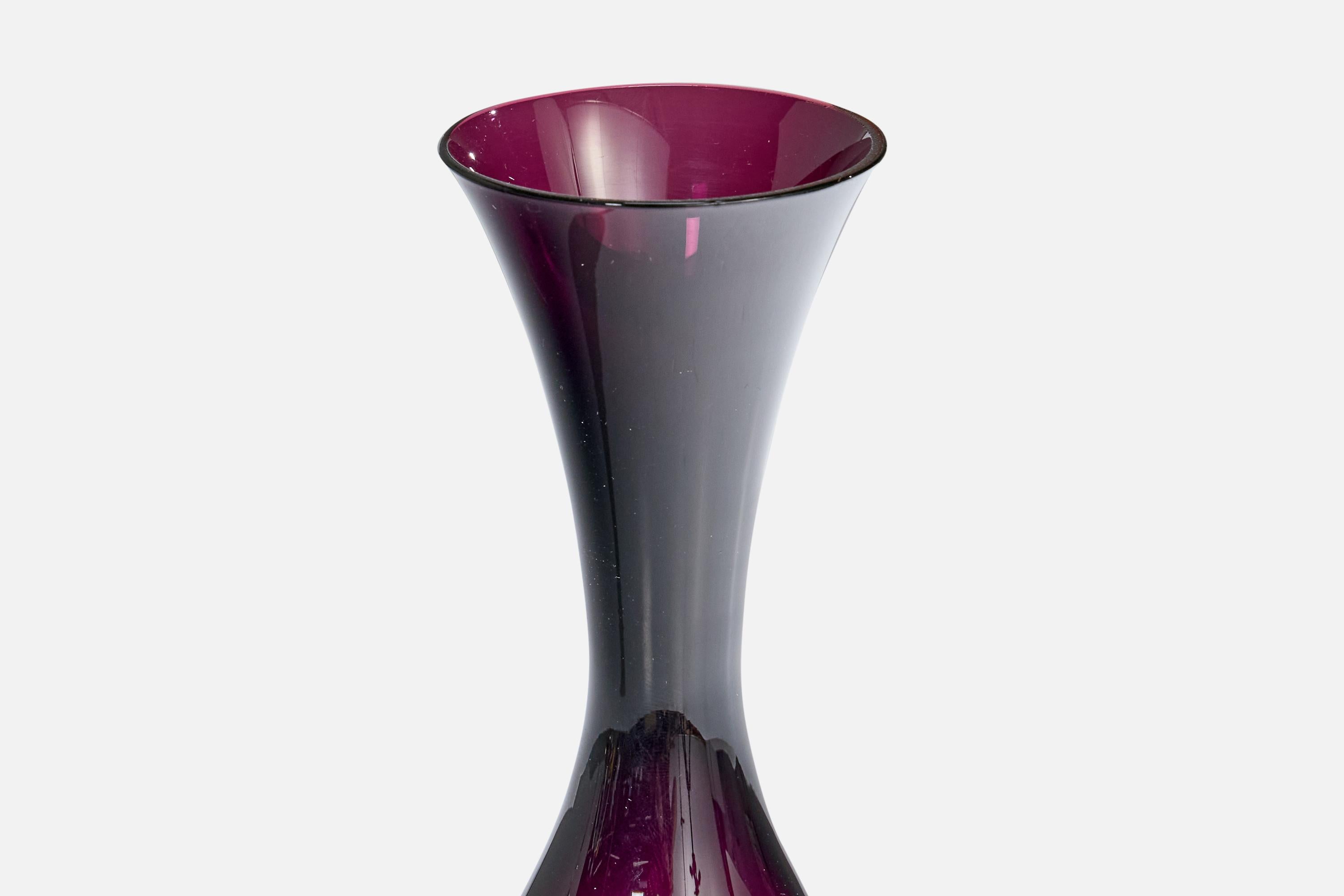 Arthur Percy, Vase, Glas, Schweden, 1950er Jahre (Schwedisch) im Angebot