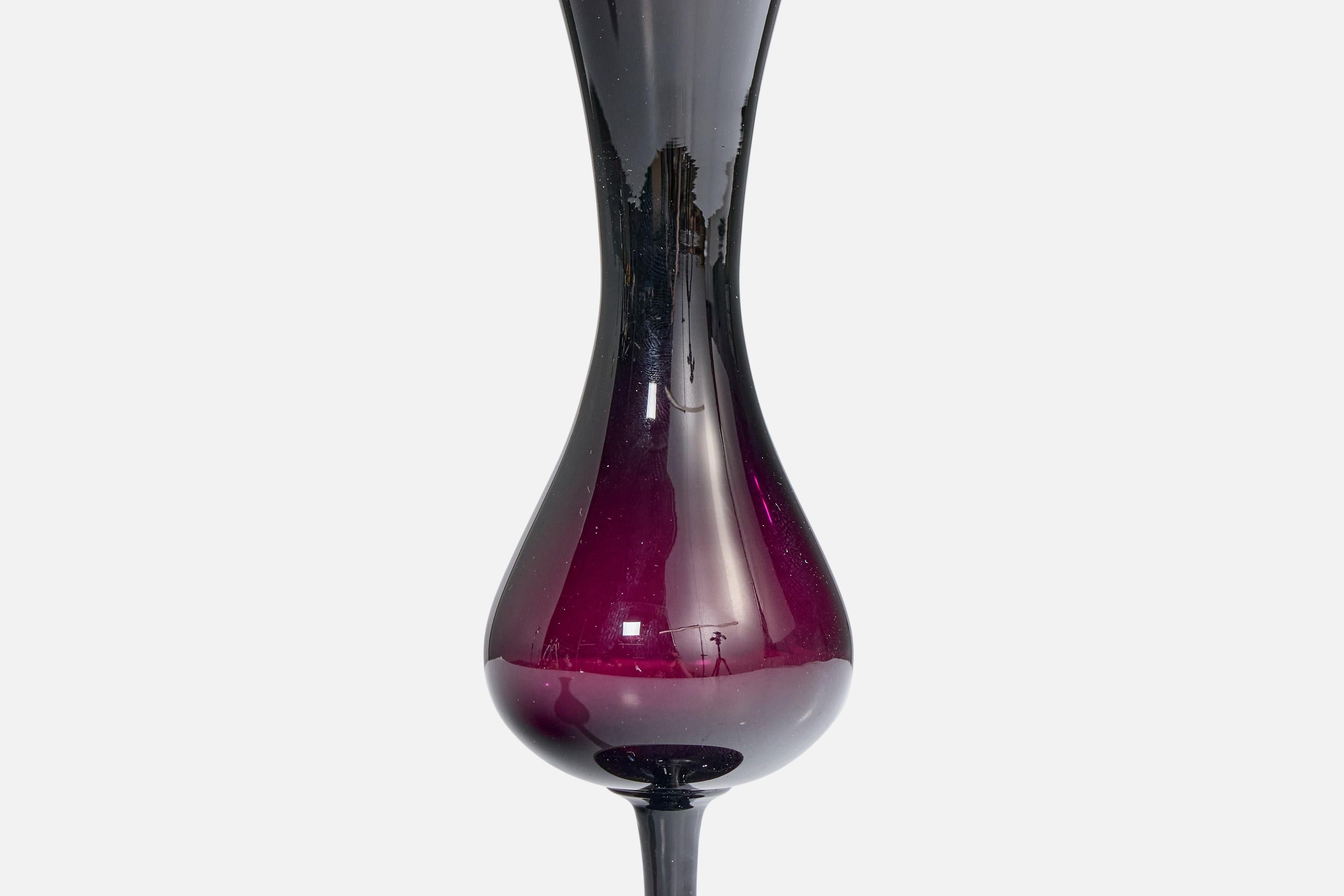 Arthur Percy, Vase, Glas, Schweden, 1950er Jahre im Zustand „Gut“ im Angebot in High Point, NC
