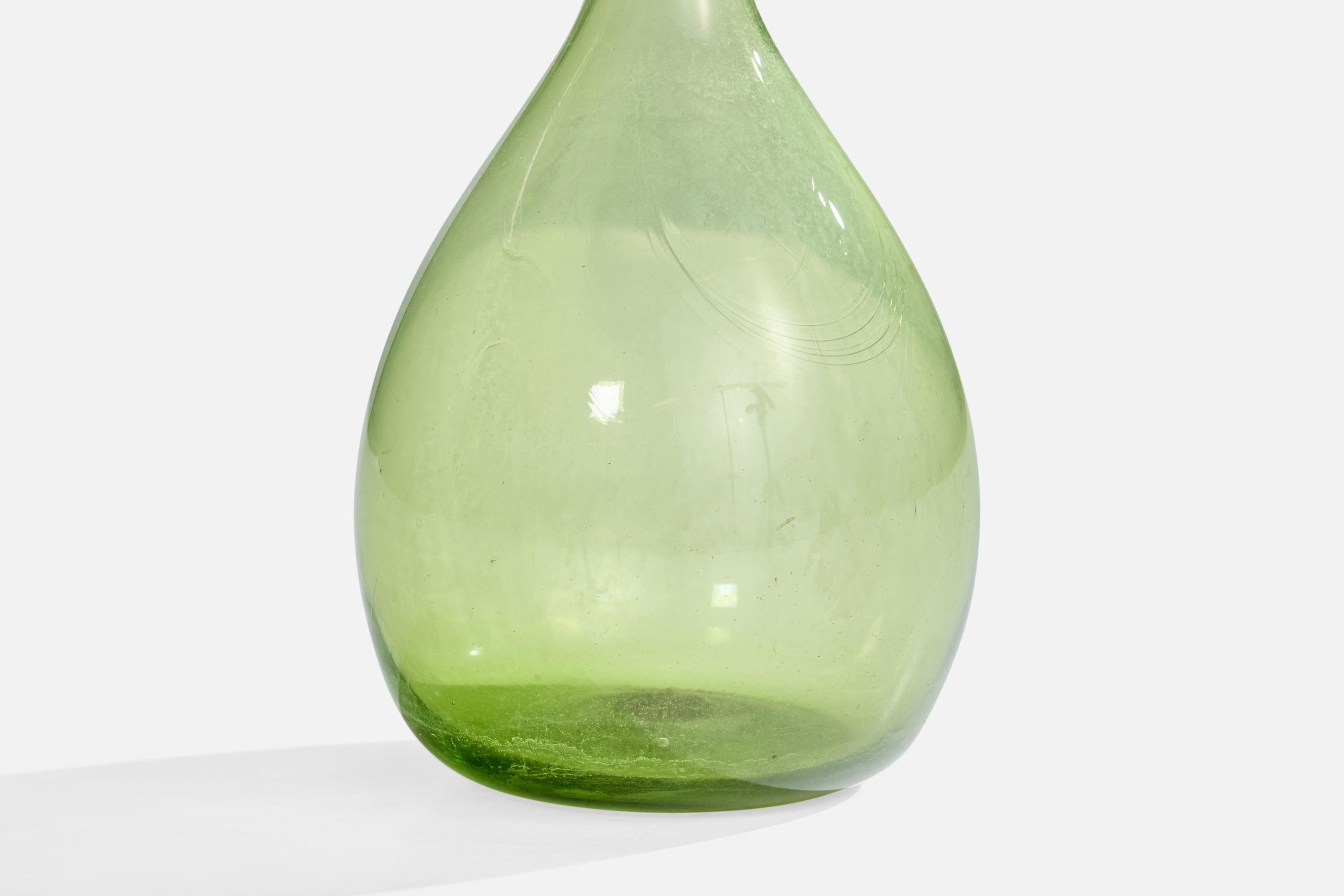 Milieu du XXe siècle Arthur Percy, vase, verre, Suède, années 1950 en vente