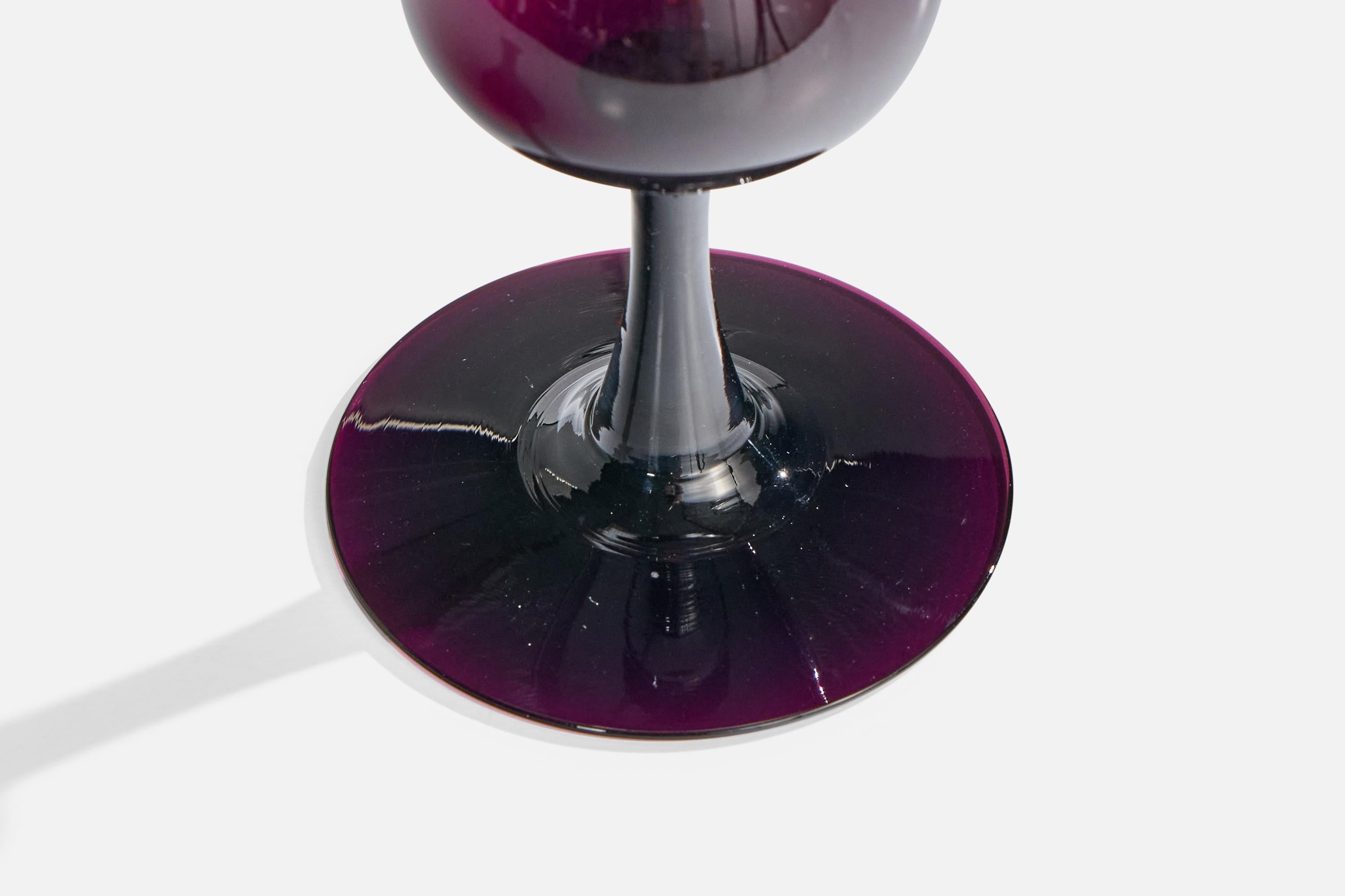 Arthur Percy, Vase, Glas, Schweden, 1950er Jahre (Mitte des 20. Jahrhunderts) im Angebot