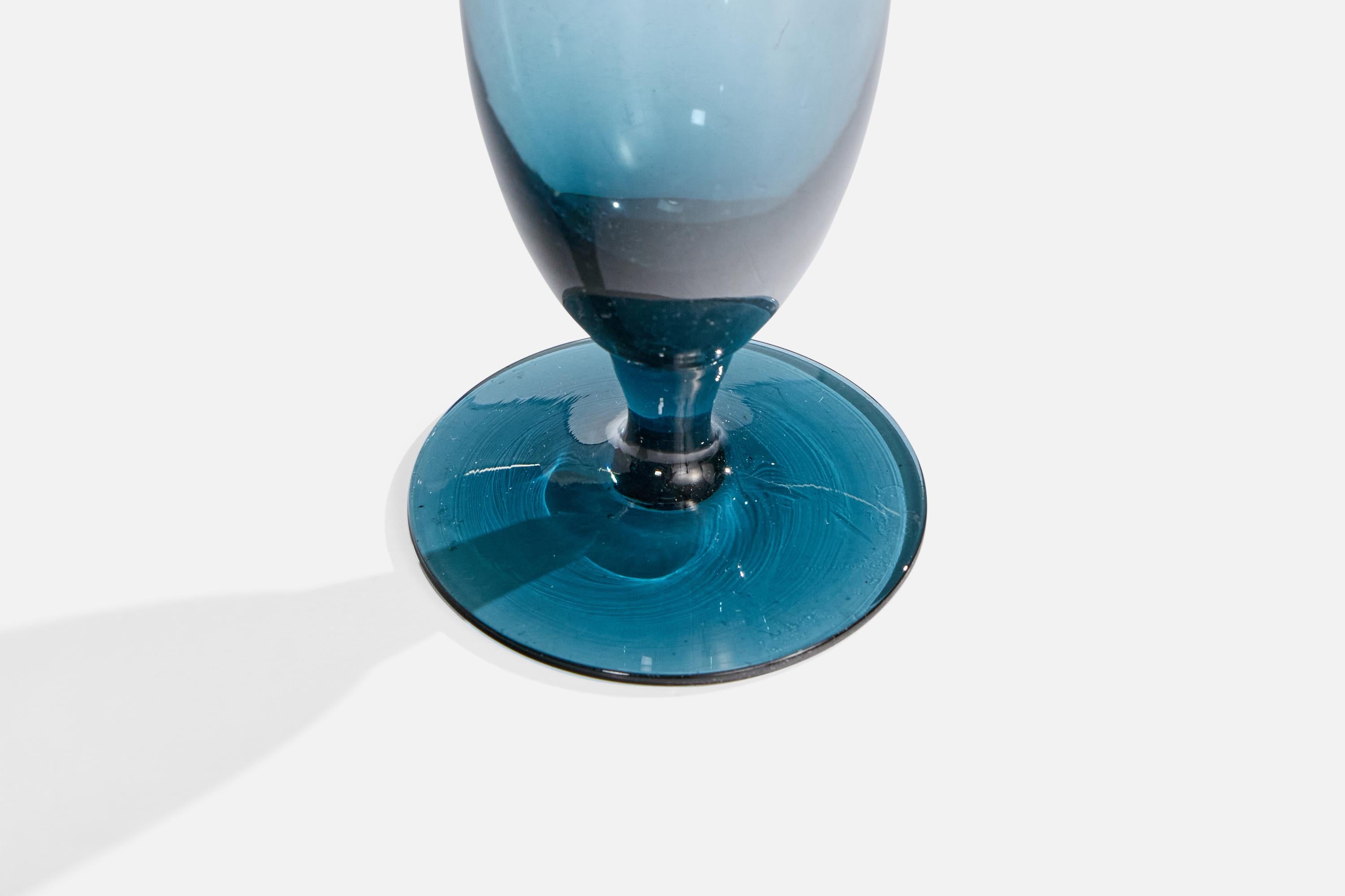 Metà XX secolo Arthur Percy, Vaso, Vetro, Svezia, anni '50 in vendita