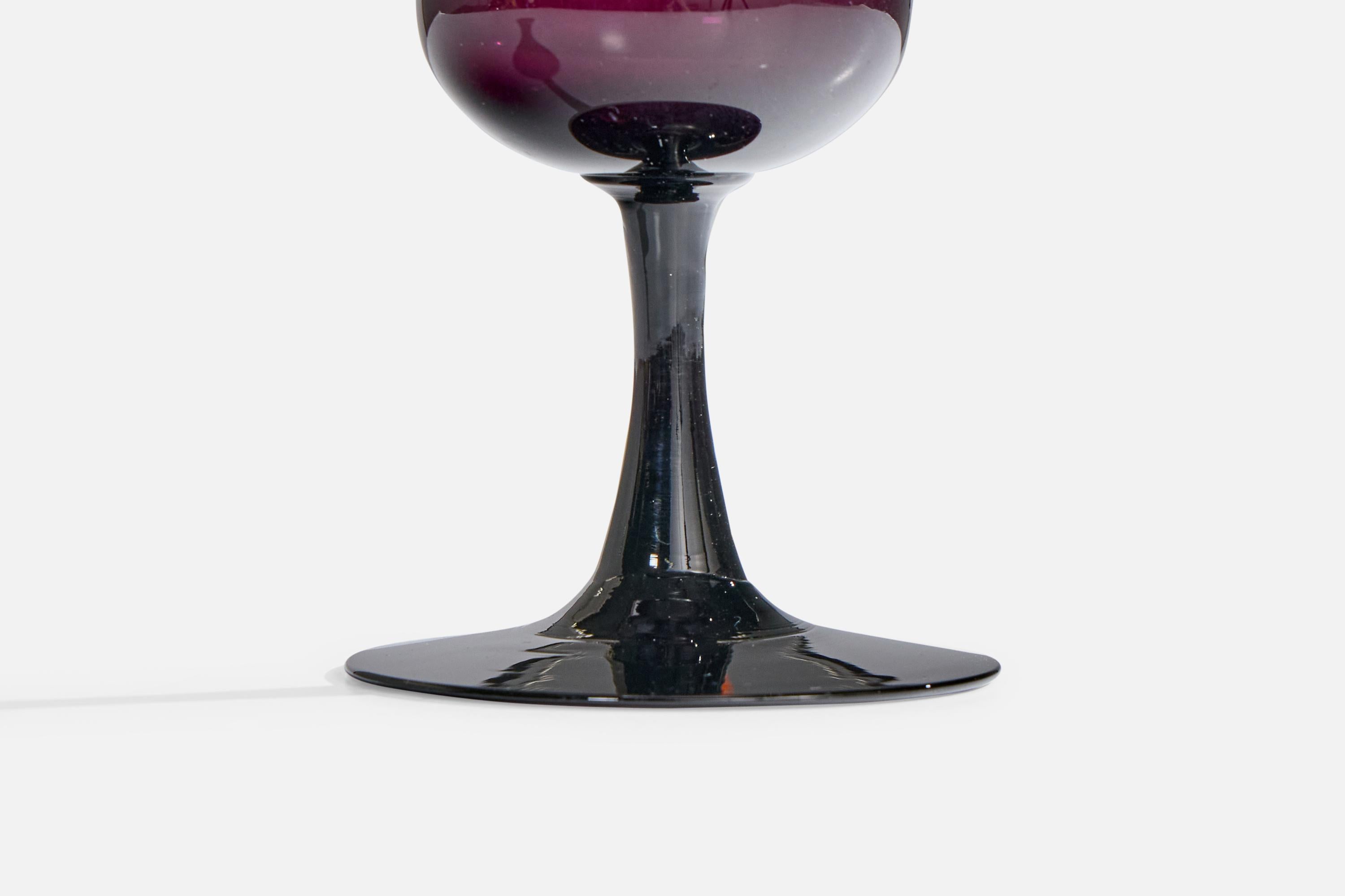 Arthur Percy, Vase, Glas, Schweden, 1950er Jahre im Angebot 1