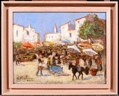 Landscape of market scene