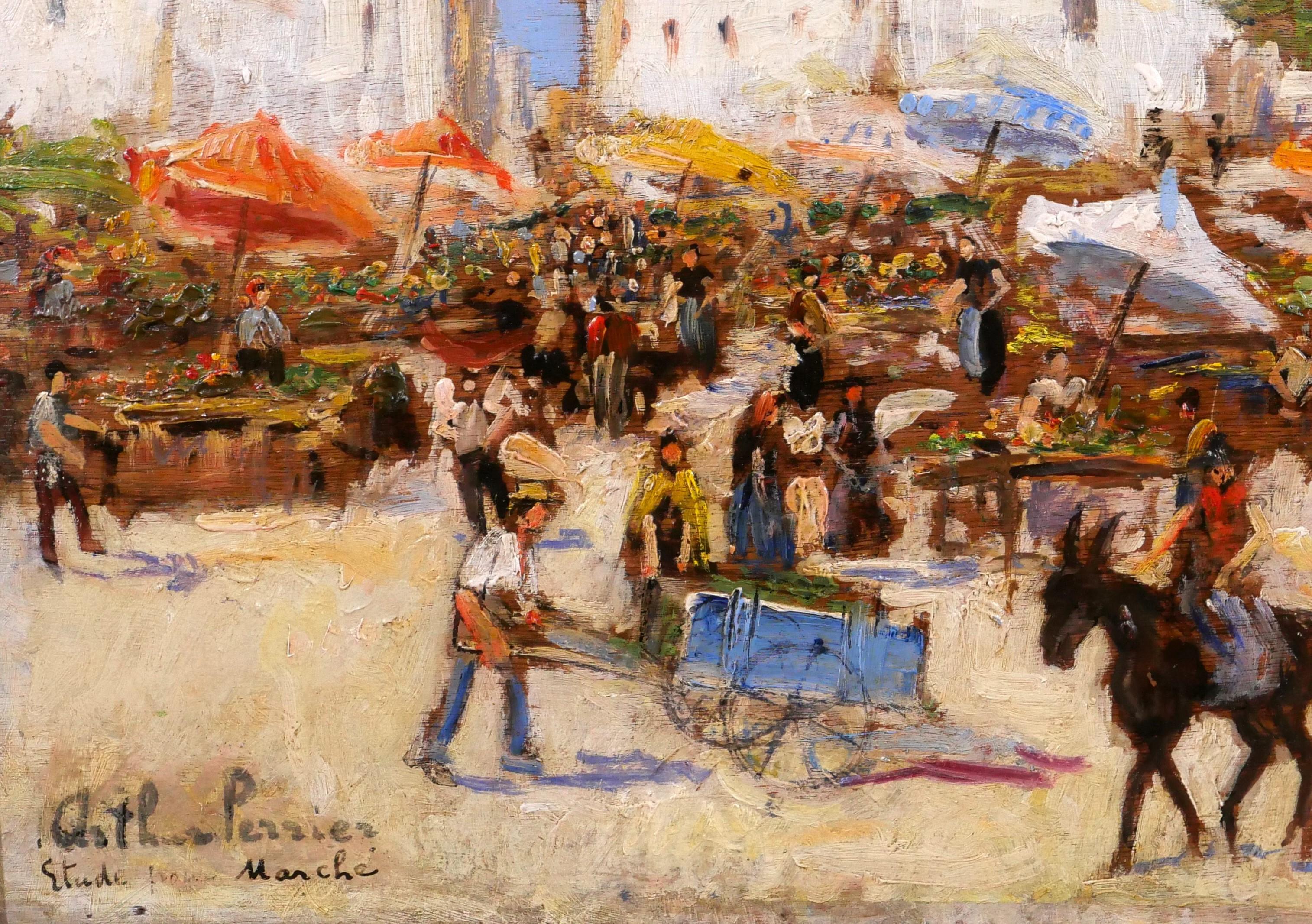 Landscape of market scene For Sale 3