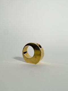 Bougeoir Arthur Pettersson Laiton Arthur Pe Kolbäck Suède années 1960