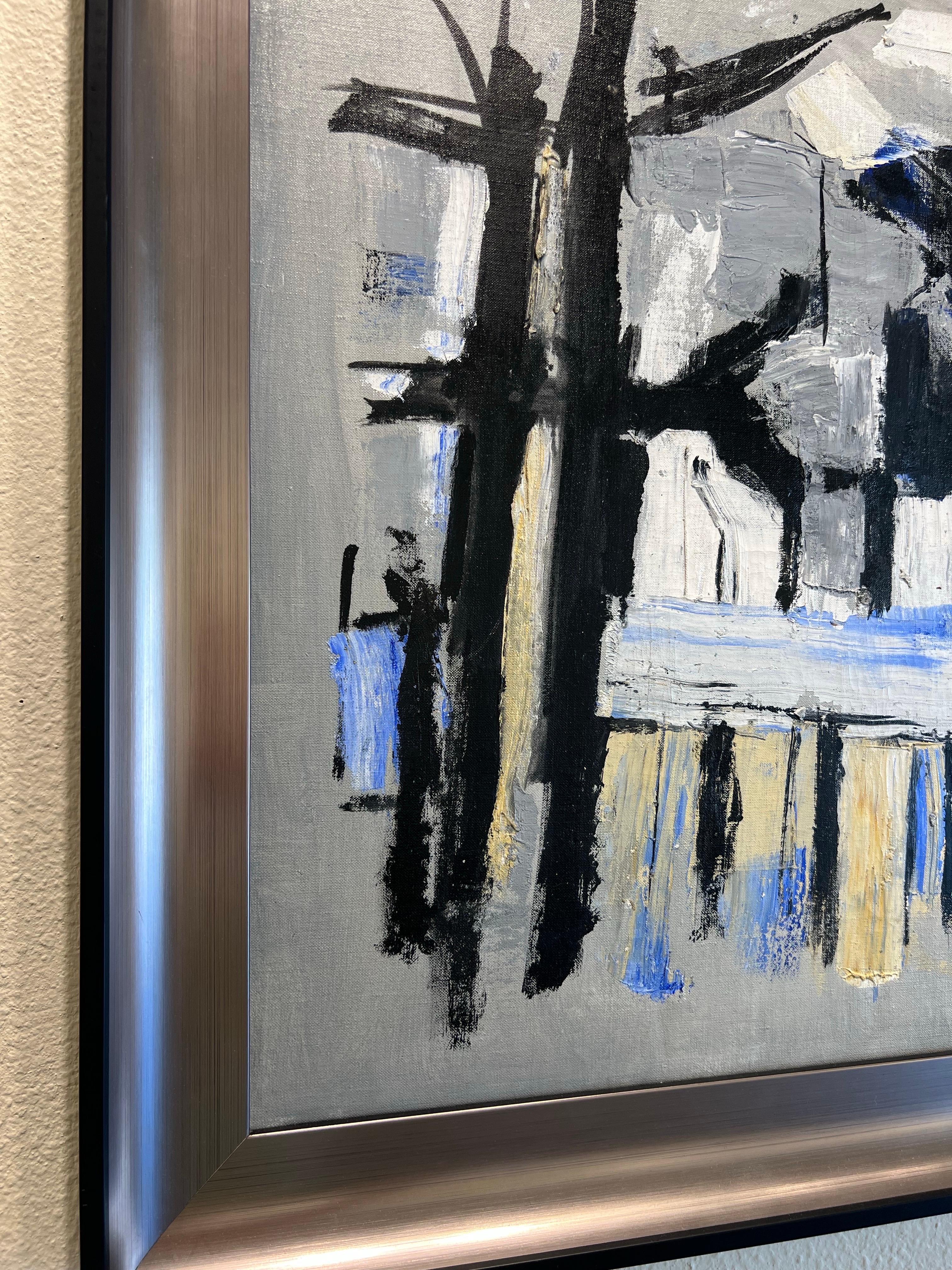 Abstract Overlook Mountain, Woodstock NY. Contemporary Abstract Painting. For Sale 3