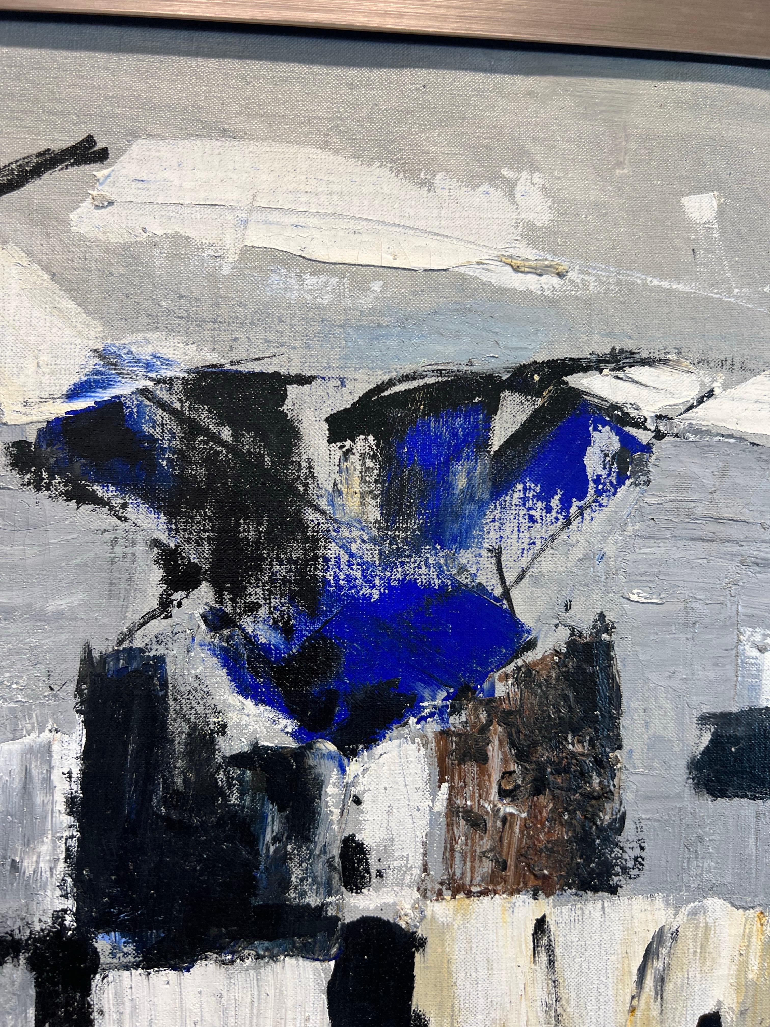 Abstract Overlook Mountain, Woodstock NY. Contemporary Abstract Painting. For Sale 4