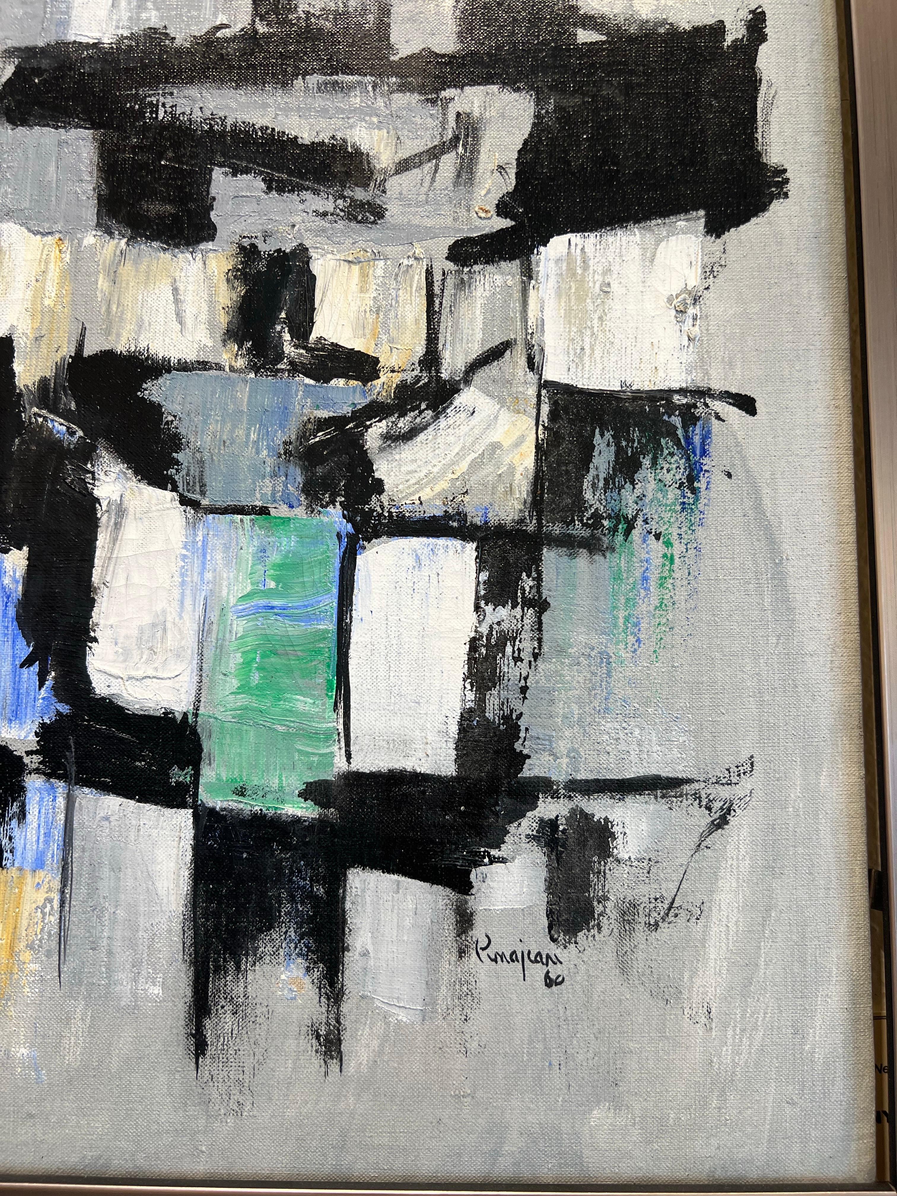 Abstract Overlook Mountain, Woodstock NY. Contemporary Abstract Painting. For Sale 6