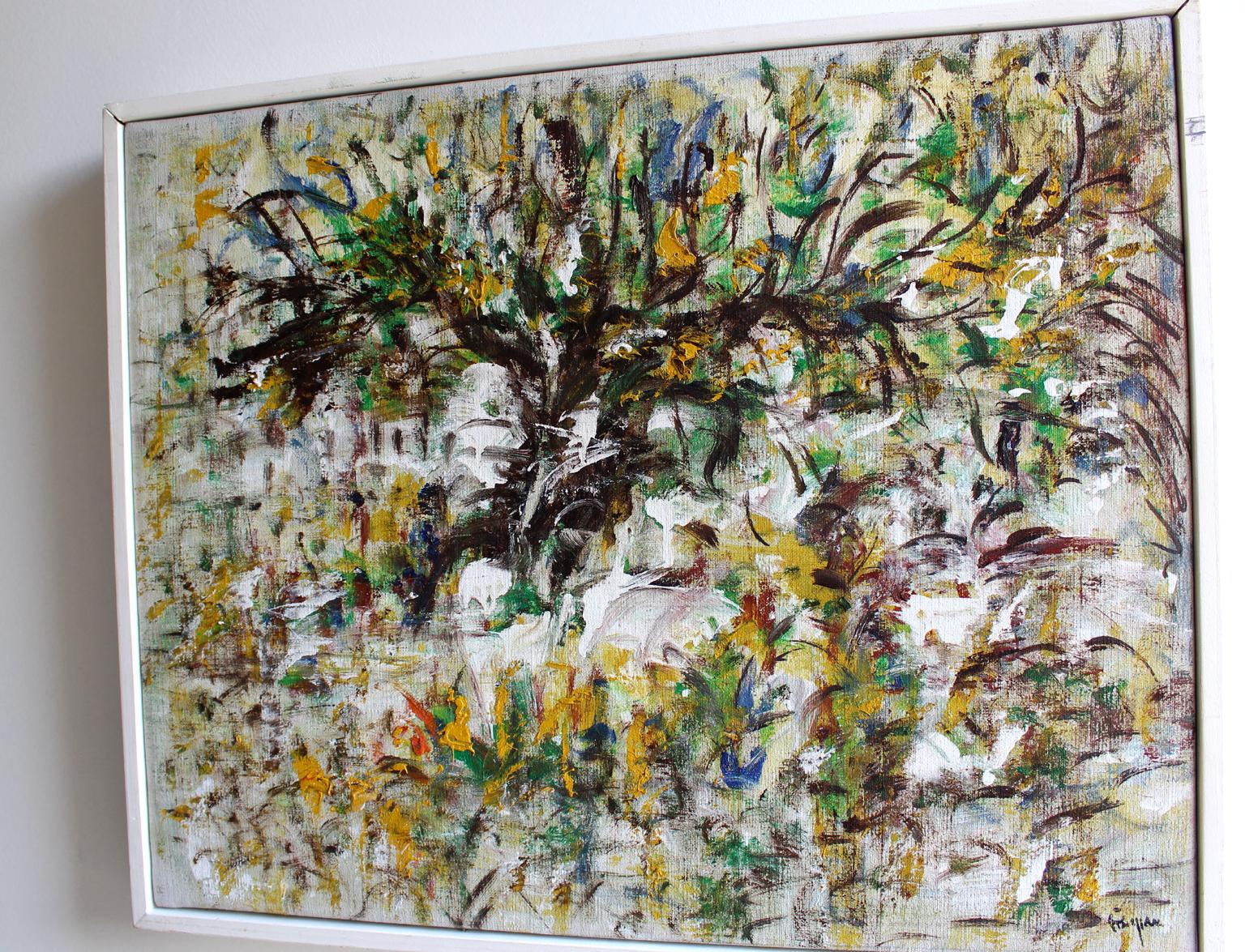 Landschaftslandschaft, Woodstock, 1968  (Abstrakter Expressionismus), Painting, von Arthur Pinajian