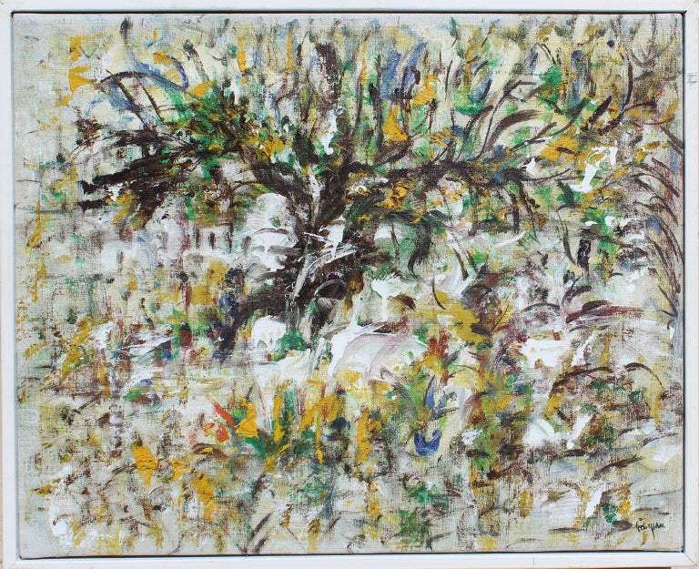 Arthur Pinajian Abstract Painting - Landscape, Woodstock, 1968 