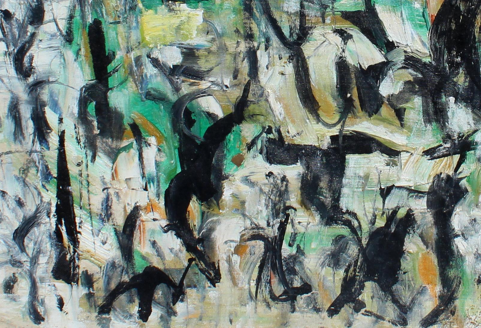 Senza titolo, D153 - Abstract Painting Grigio di Arthur Pinajian