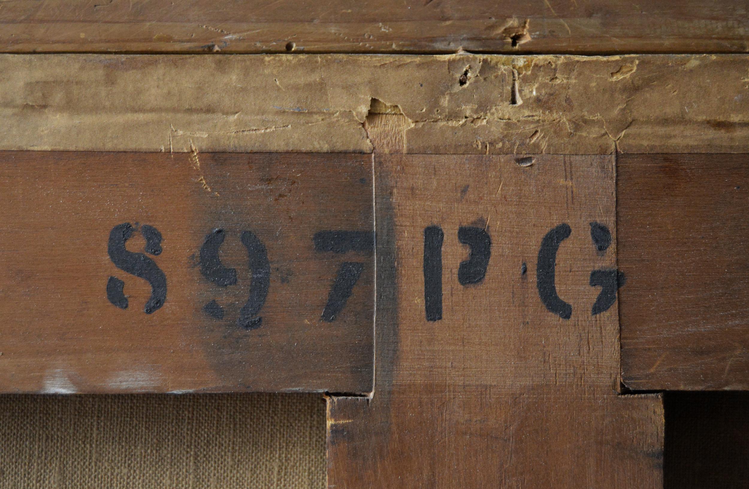 Großformatiges Porträt-Ölgemälde einer Dame mit einem Lamm aus dem 18. Jahrhundert im Angebot 5