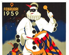 Original "Sint-Truiden Carnaval!"  vintage festival poster
