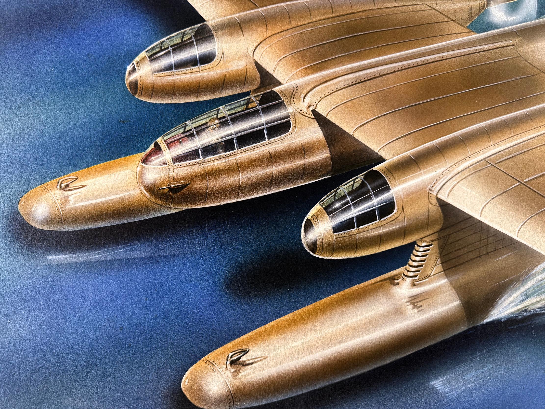 Avion de mer Art déco - Aviation Art Design en vente 8