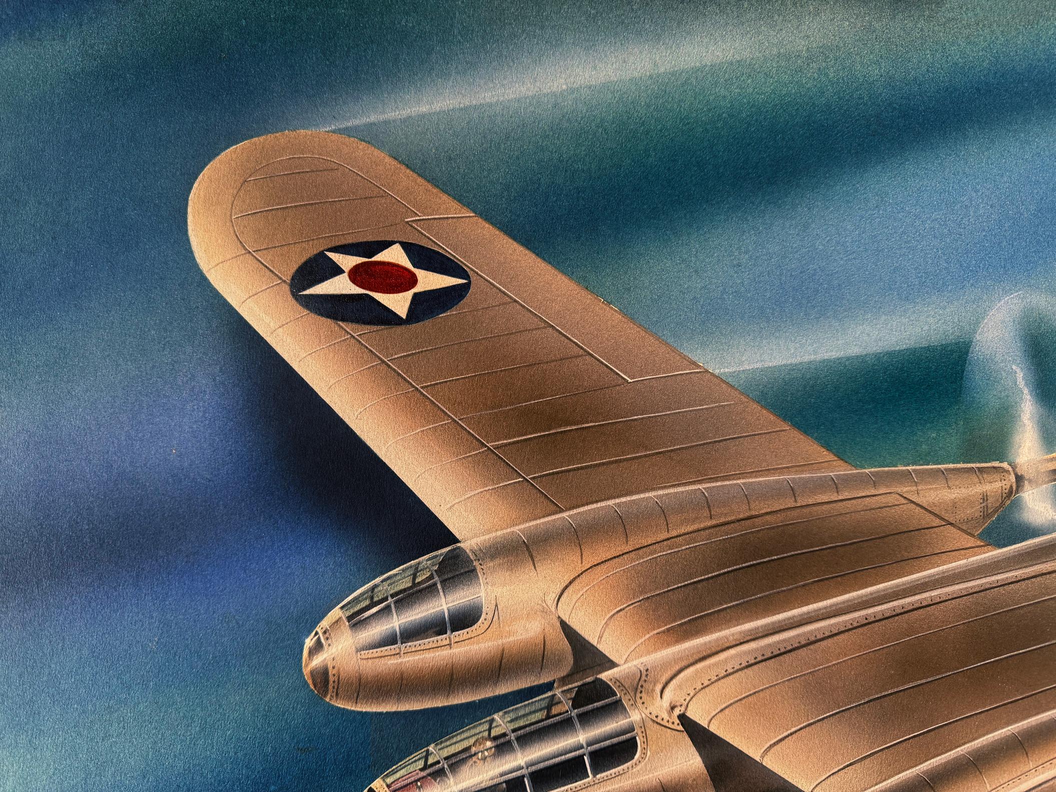 Avion de mer Art déco - Aviation Art Design en vente 1