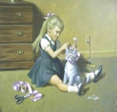 Girl with Cat