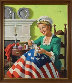 Preparing the Flag, America's 1784 Golden Girl