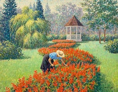Woman in Garden