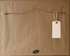 Paisaje con figuras", óleo de Arthur Schneider de principios del siglo XX