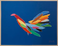 Arthur Secunda "Night Bird" Serigraph