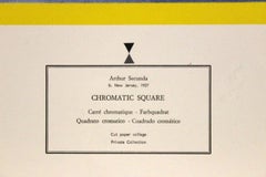 "Chromatic Square" Published by New York Graphic Society. Printed in Italy