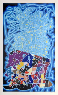 Métamorphose Des Fleursm, Abstract Screenprint by Arthur Secunda