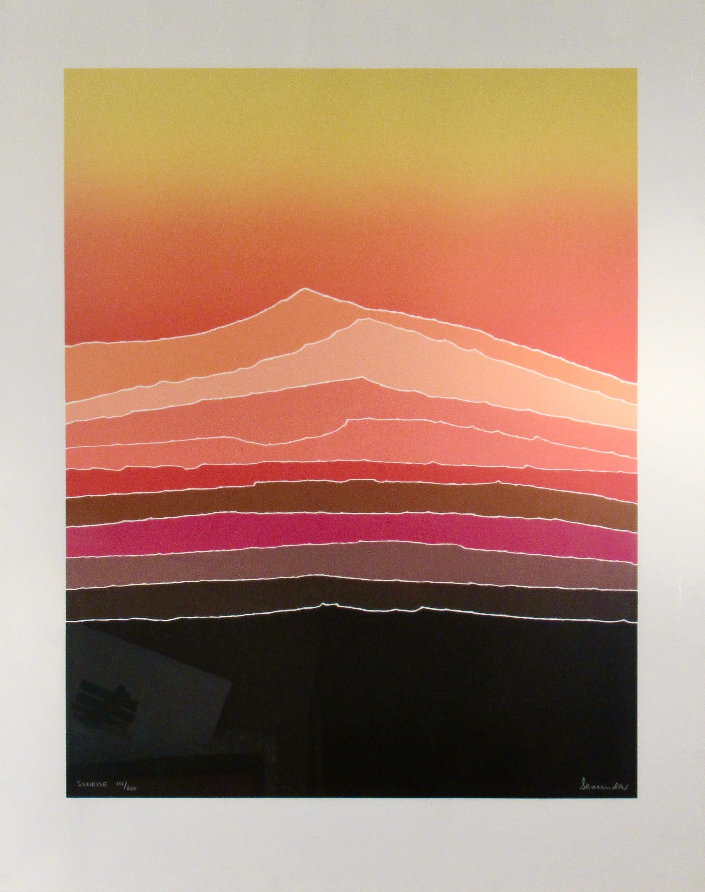 Sonnenaufgang – Print von Arthur Secunda