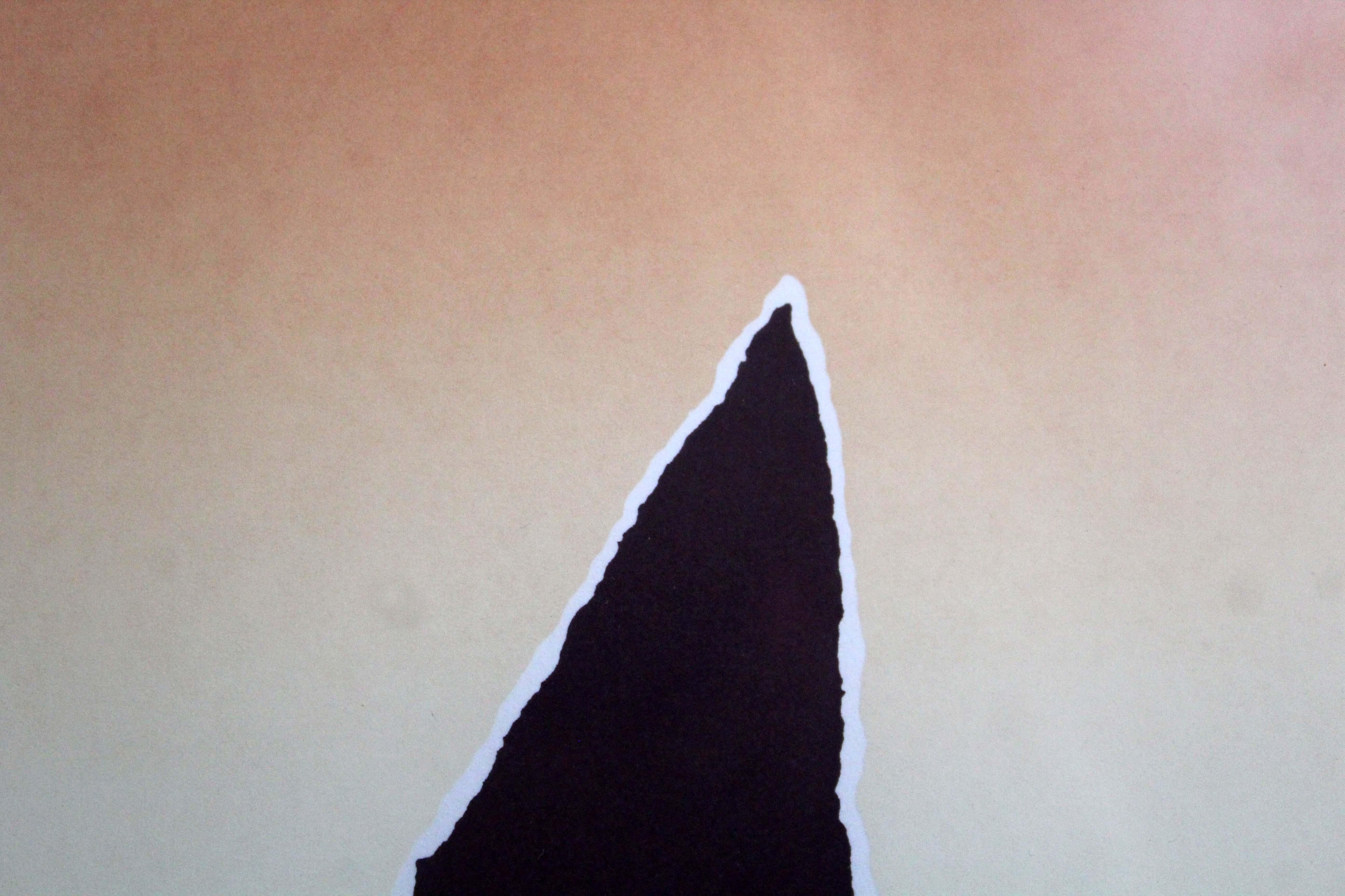 Fin du 20e siècle Sérigraphie sur papier encadrée Arthur Secunda Provence, signée AP, édition limitée, 1980 en vente