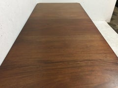 Arthur Simpson Attr an English Arts & Crafts Walnut Slide Extending Dining Table
