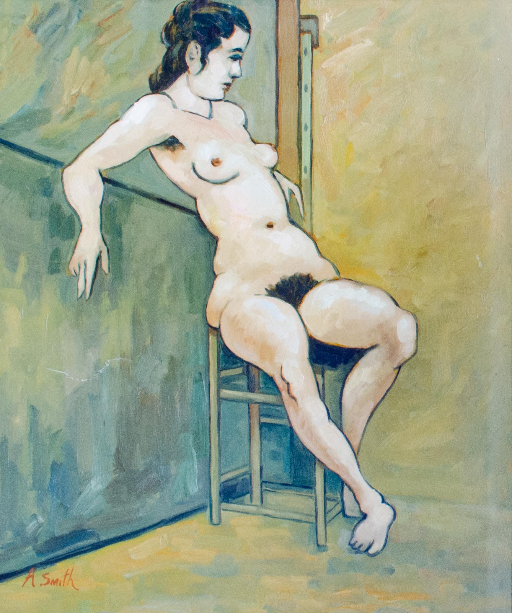 Nude Portrait by Arthur Smith WPA Artist For Sale 1