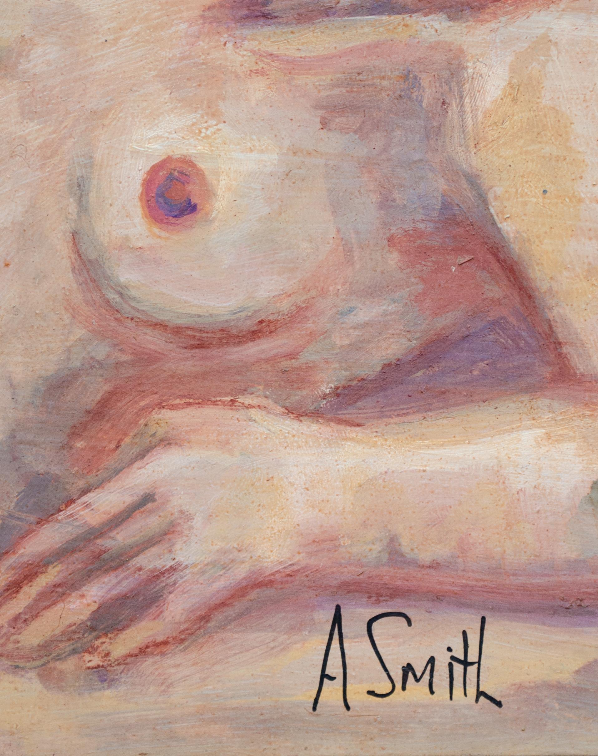 Nude Portrait by WPA Artist Arthur Smith For Sale 1