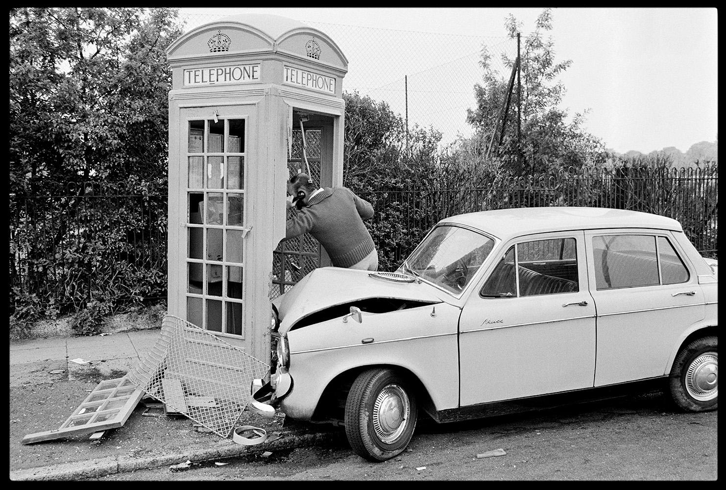 Crash Call Phone Box

By Arthur Steel 

Paper size: 34 x 26" / 86x66 cm

Silver Gelatin Print
1970 (printed later)
unframed
hand signed
limited edition of 50


note other print sizes and framing options are available, please enquire for