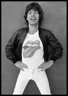 Vintage Forty Licks Mick Jagger 1977 limited edition iconic photograph by Arthur Steel