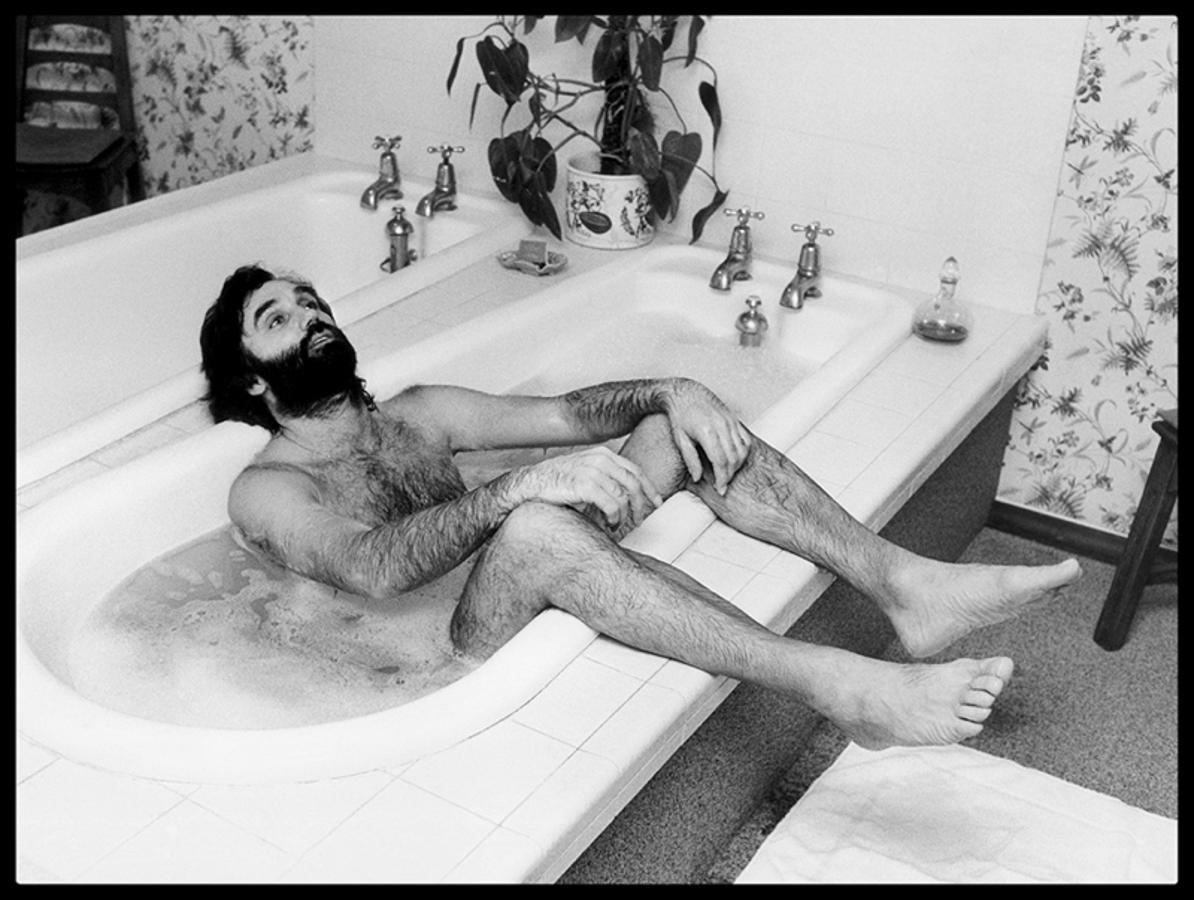George Best 

by Arthur Steel

George Best – Just released from Ford Prison, 1985 (photo Arthur Steel) Arthur recalls: “I photographed George Best having his first bath following his release from Ford Prison, after serving a 54 day sentence for