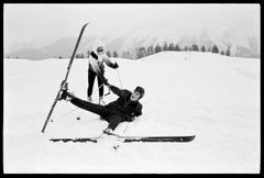 John Lennon Skiing By Arthur Steel