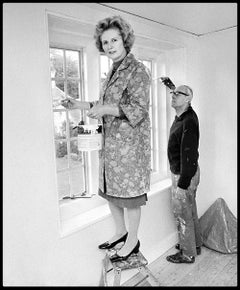 Thatcher Decorating Ironing Lady By Arthur Steel