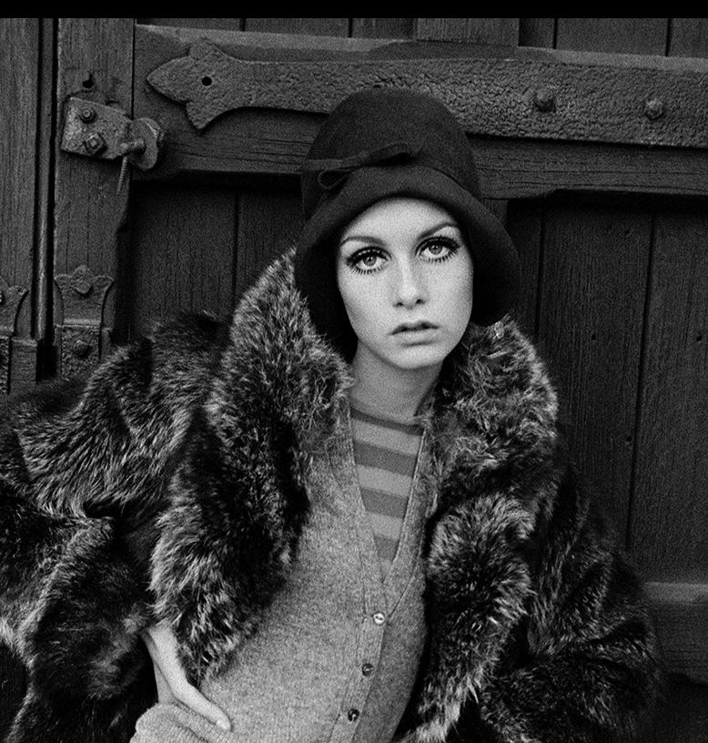 Twiggy, ikonische Fotografie des Modells Twiggy in limitierter Auflage von Arthur Steel, Twiggy im Angebot 1