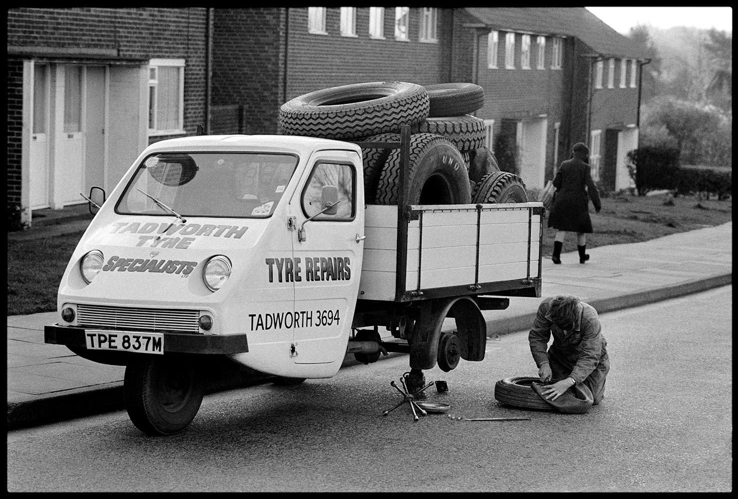 Tyre Repairs

By Arthur Steel 

Paper size: 54 x 41" / 137 x 104 cm

Silver Gelatin Print
1970 (printed later)
unframed
hand signed
edition of 20

note other print sizes and framing options are available, please enquire for details


Regarded as a