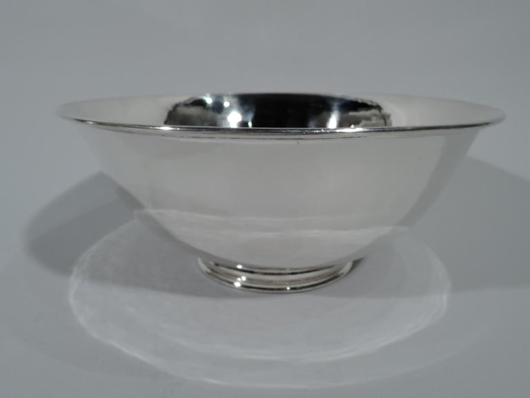 Arthur Stone Craftsman HandHammered Sterling Silver Bowl For Sale at