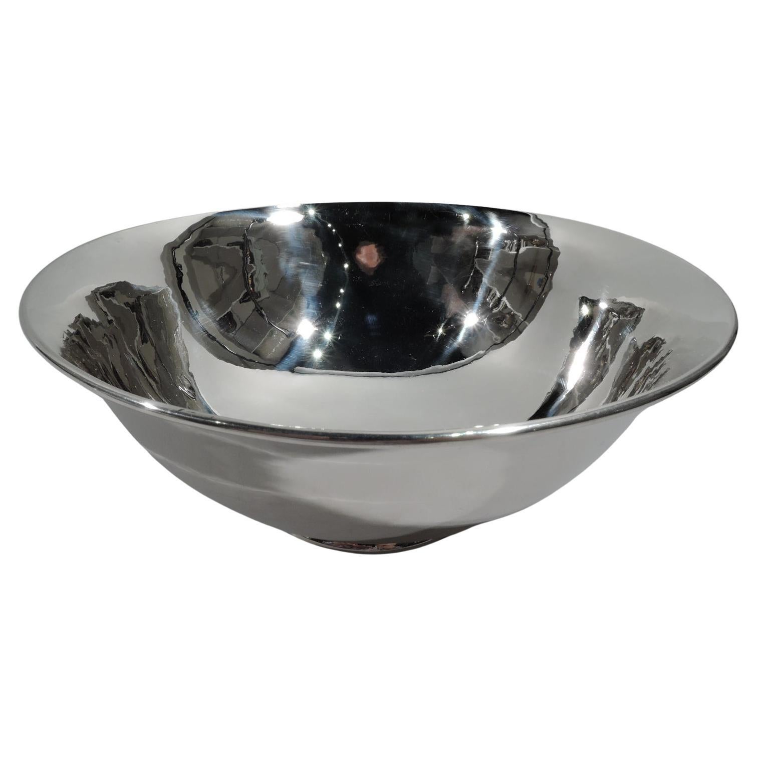 Arthur Stone Craftsman HandHammered Sterling Silver Bowl For Sale at