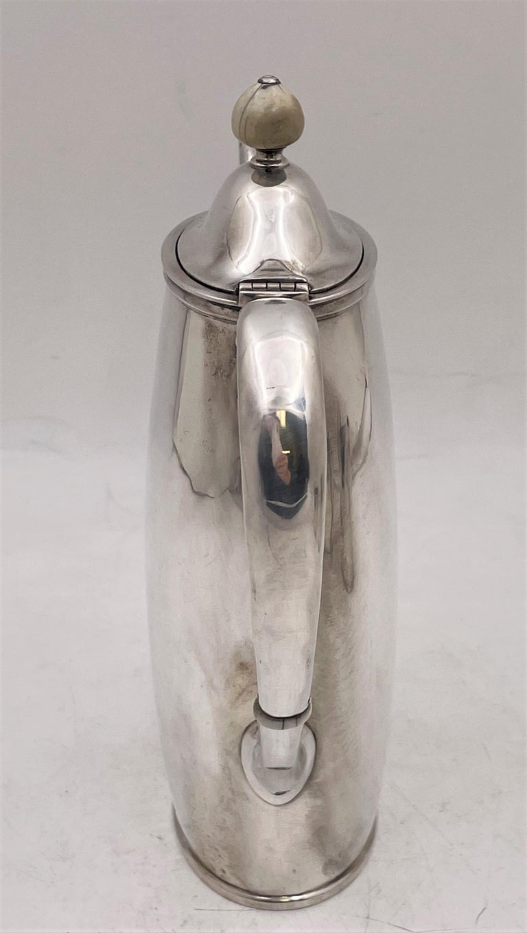 Arthur Stone Sterling Silver Arts and Crafts Hammered 3Piece Demitasse