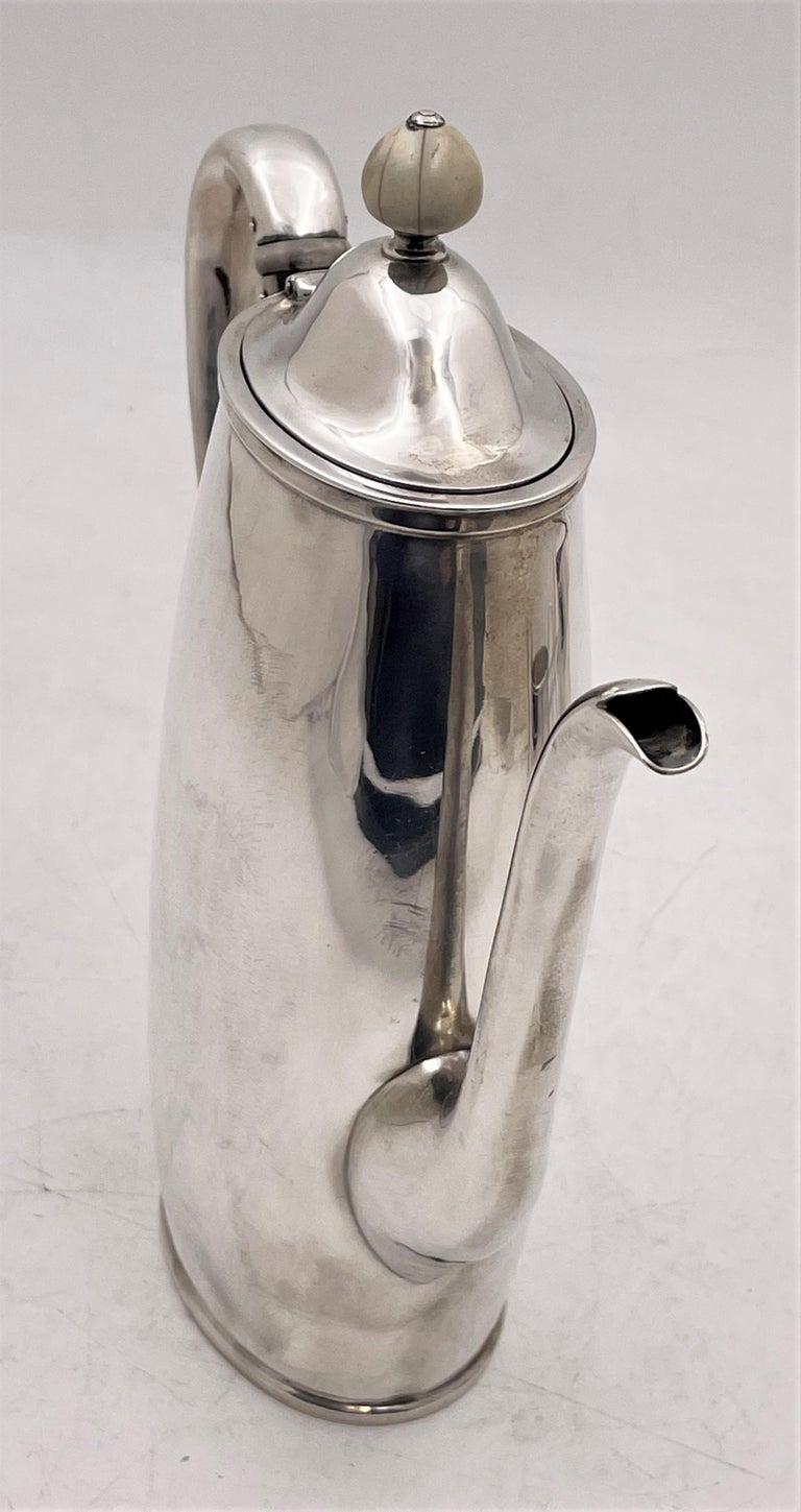 Arthur Stone Sterling Silver Arts and Crafts Hammered 3Piece Demitasse