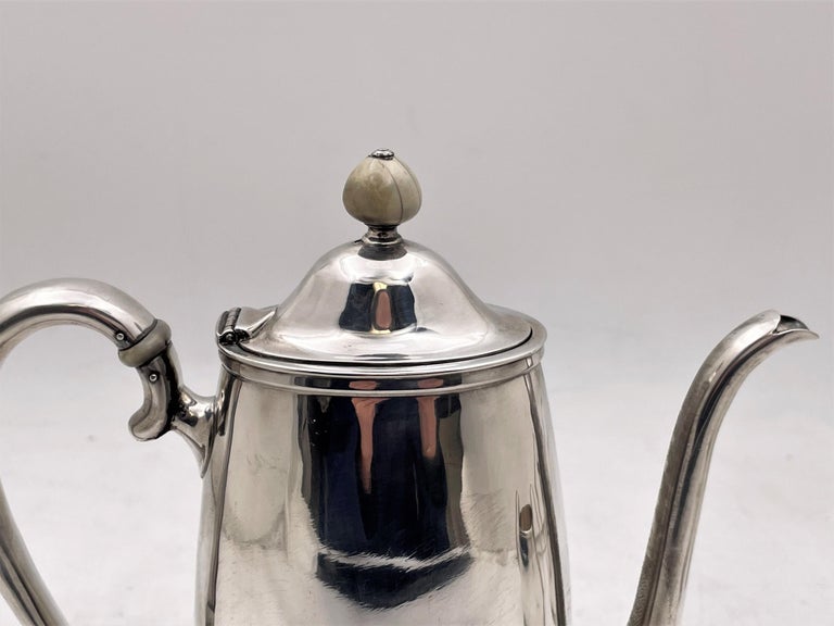 Arthur Stone Sterling Silver Arts and Crafts Hammered 3Piece Demitasse