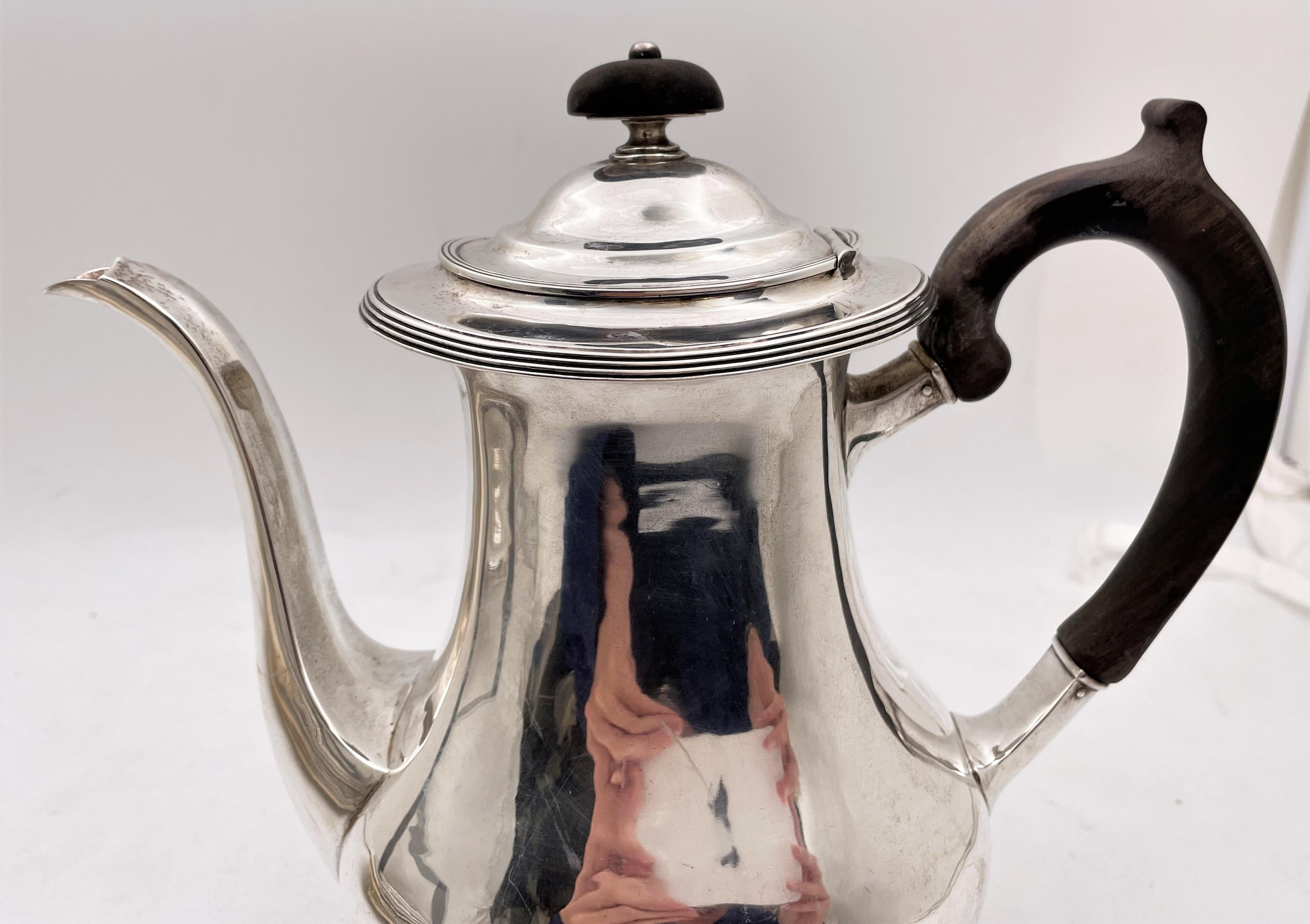 Arts and Crafts Arthur Stone Sterling Silver Arts & Crafts Hammered Coffee Pot For Sale