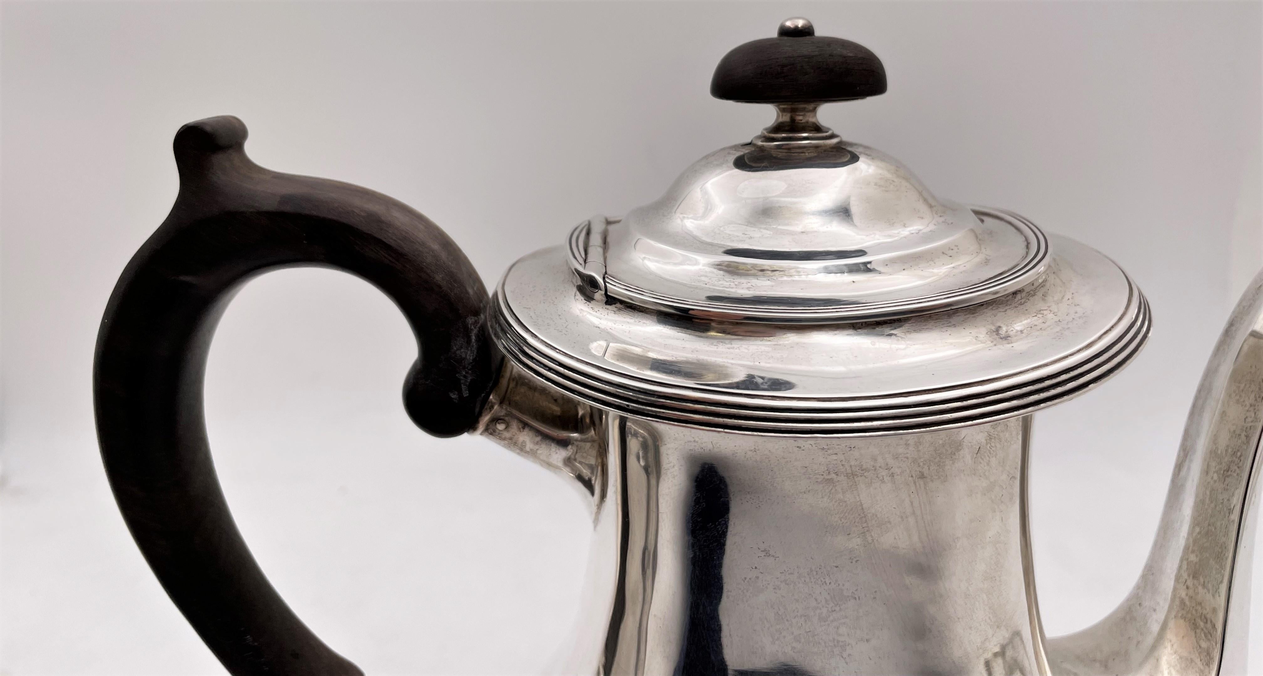 Arthur Stone Sterling Silber Arts & Crafts gehämmert Kaffeekanne im Zustand „Gut“ im Angebot in New York, NY