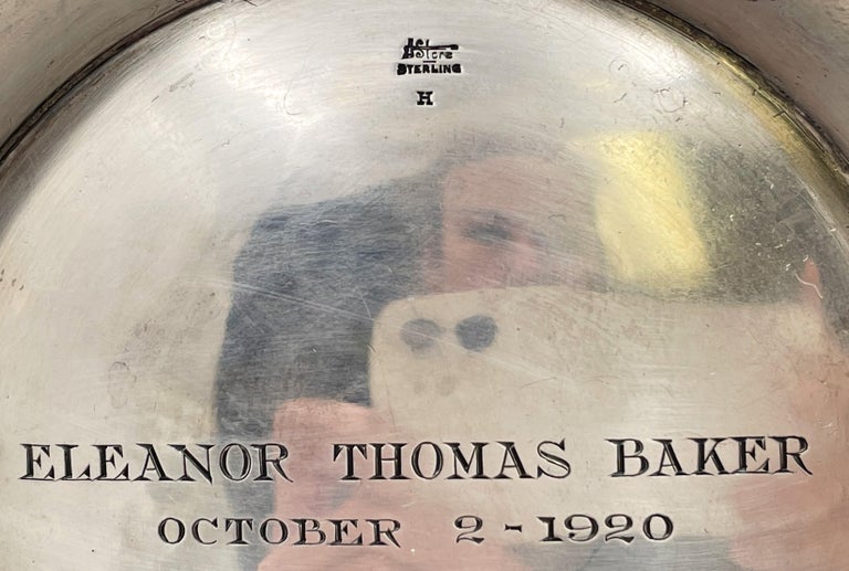 Arthur Stone Sterling Silver Arts and Crafts Hammered Kettle on Stand