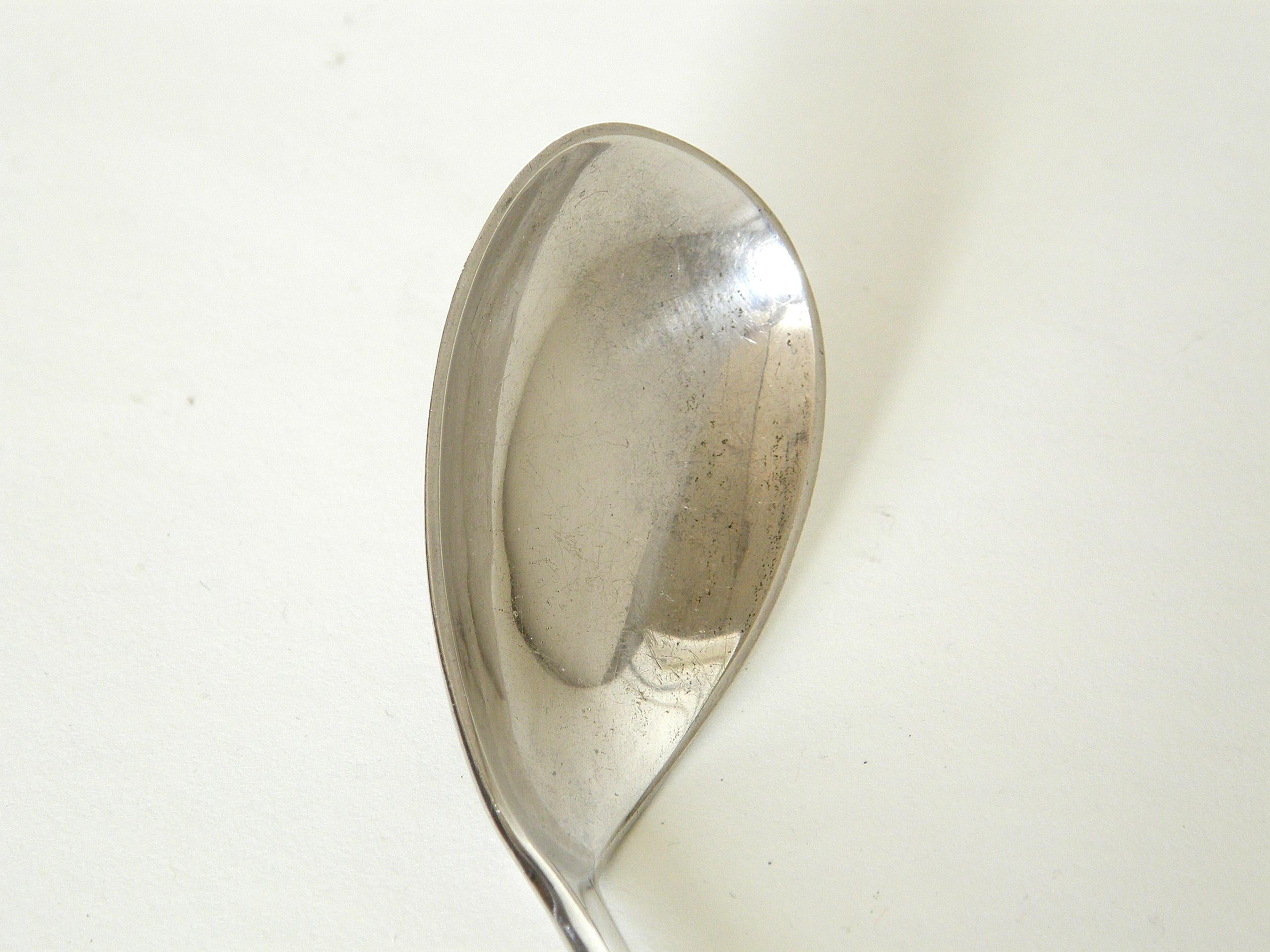 Early 20th Century Arthur Stone Sterling Silver Claret Ladle Spoon Cocktail Stirrer Dated 1912